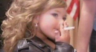 4 Year-Old with Cigarette