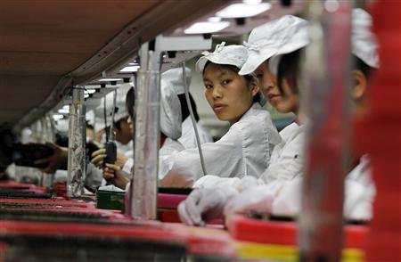 teen workers in foxconn