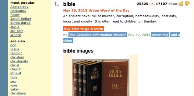 urban def of bible