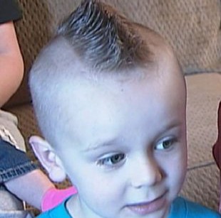 Ethan shave head cut
