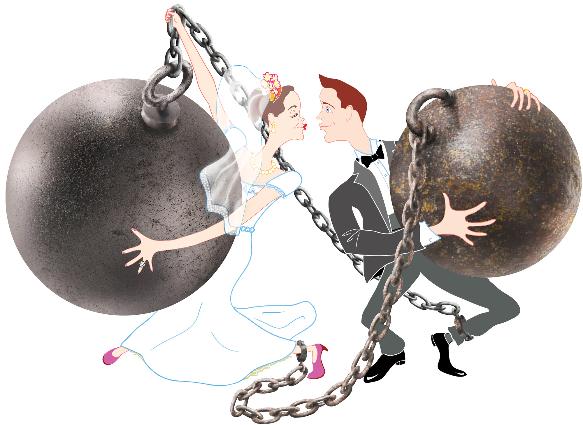 ball n chain marriage