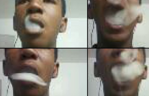 Trayvon Martin smoking