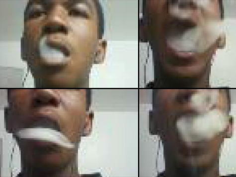 Trayvon Martin smoking
