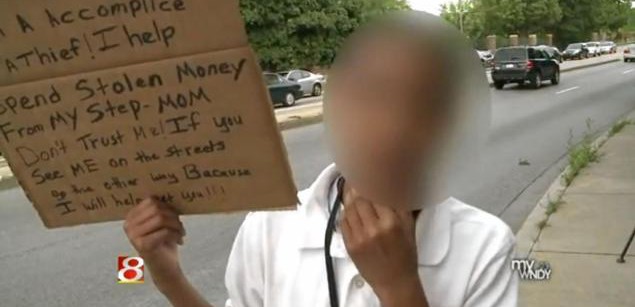 street shame stolen