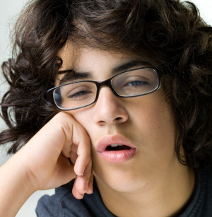 bored teen
