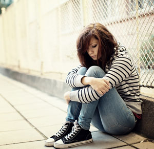 Depressed Teen Girl