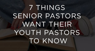 7 youth pastor