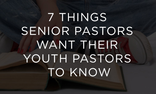 7 youth pastor
