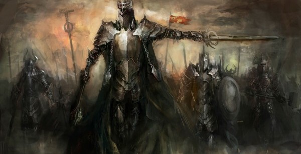 general leading his army in war
