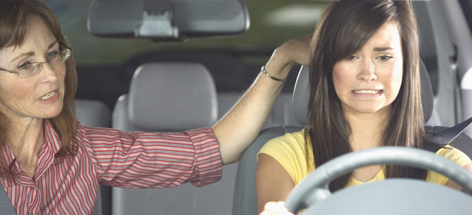 anxious teen driver