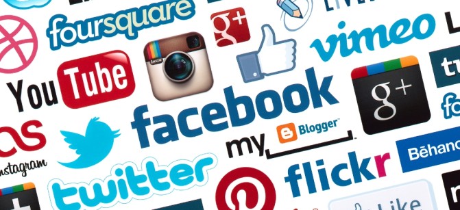 Social Media Logotype Background