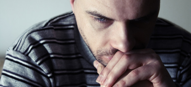 Thoughtful man