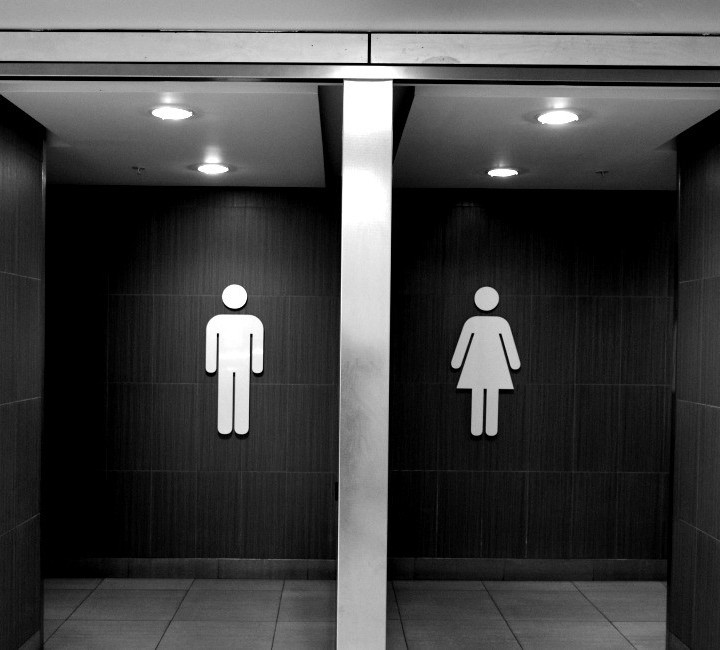 Men and women toilet signs.Photo by Rafael Ben-Ari/Chameleons Eye
