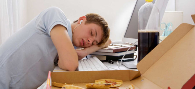 sleep pizza school