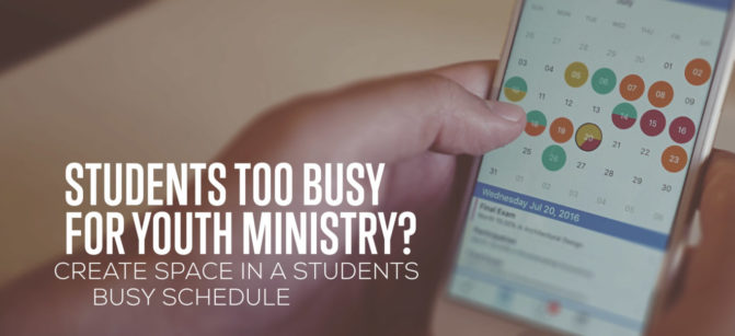students-too-busy-for-youth-ministry