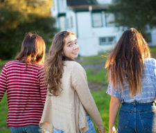 teenagers-talking walk