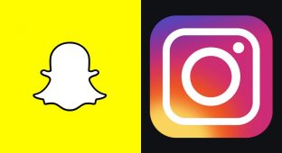 Snapchat instagram social media