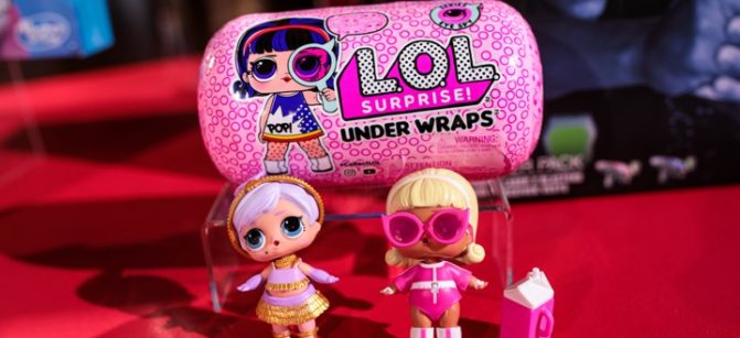 LONDON, ENGLAND - NOVEMBER 14: 'L.O.L Surprise! Under Wraps' dolls on display at a 'Dream Toys' event to unveil the top twelve toys this Christmas on November 14, 2018 in London, England. The Toy Retailers Association today announced that Hasbros Monopoly: Fortnite Edition is top of their 'DreamToys' list for Christmas 2018. (Photo by Jack Taylor/Getty Images)