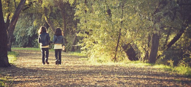 Parenting Kids nature walk