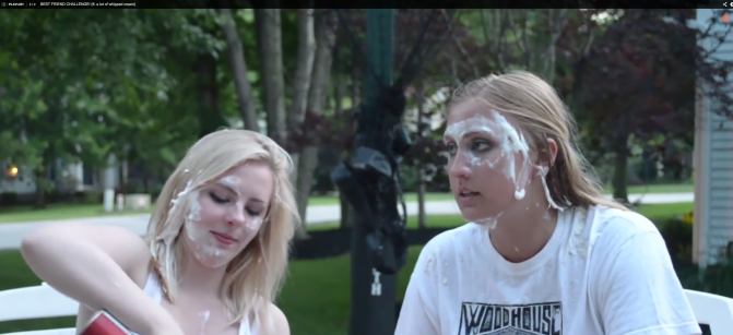 Youth min group whip cream